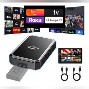 Car TV Mate Pro & Wireless CarPlay Adapter Car Screen to TV HDMI Fire Stick NEW